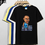 新款创意篮球短袖T恤 男大码宽松夏装雷霆威斯布鲁克训练服nbat恤