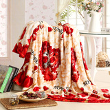 法莱绒毛毯午睡空调毯冬季加厚床单单双人珊瑚绒学生夏季盖毯
