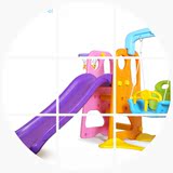 小孩宝宝幼儿园滑滑梯秋千组合滑道游乐场玩具婴儿童滑梯室内家用