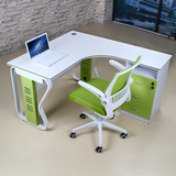 时尚办公家具办公桌单人位简约单人双人职员桌员工工位电脑桌卡座