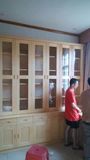 广州松木实木家具定制定做组合厅柜架衣柜书桌写字台榻榻米储物柜