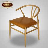 欧式铁艺餐椅餐椅酒店靠背椅创意单人牛角椅现代简约休闲咖啡桌椅