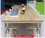 西安办公家具长桌简约时尚钢架桌培训桌台条形大小板式会议桌
