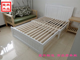 环保纯实木伸缩床 沙发床 坐卧两用床 多功能推拉床 抽拉床儿童床