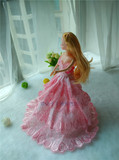 芭比娃娃婚纱衣服求婚礼物女孩玩具公主可儿摆摊景区热卖玩具批发