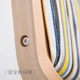 日本购Xim儿童学习椅子布艺矫姿椅学生实木可升降靠背椅书桌