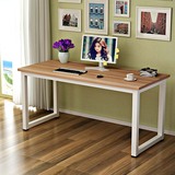 新品包邮现代钢木桌电脑桌家用台式双人办公桌学生写字台会议桌