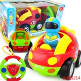 2016小孩无线卡通儿童玩具车遥控车宝宝汽车赛车12个月18个月电动