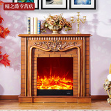 1.2米欧式壁炉装饰柜实木电视柜白色仿真火遥控壁炉架芯 仿真火焰