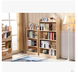 宜家简易实木书柜书架创意自由组合储物柜格子置物收纳小柜子