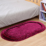 家用现代卧室床边加厚椭圆形韩国弹力丝地毯客厅满铺榻榻米地垫