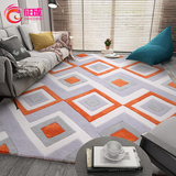 加厚简约现代腈纶地毯卧室沙发茶几客厅床边长方形大地毯地垫定制