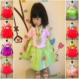 六一儿童演出服男女民族服装女童连衣裙朝鲜族礼服舞蹈表演公主裙