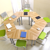 包邮会议桌创意洽谈桌培训桌小型会议桌组合梯形桌现代拼接培训桌