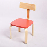 幼儿园实木桌椅儿童靠背椅子方凳圆凳矮凳小椅子出口品质批发