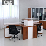 上海 时尚屏风办公桌两人位组合单人职员桌椅2人电脑桌办公家具