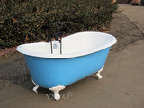 1.7-1.8米欧式现代简约独立坐式铸铁浴缸/不带按摩铸铁浴缸