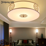 新中式吸顶灯现代客厅灯具简约创意卧室餐厅灯饰复古圆形书房灯