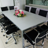 小型会议桌简约洽谈桌公司招待开会桌会议室办公桌上海特价1.8米