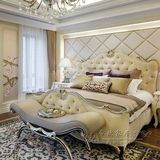 欧式床新古典 婚床双人床1.8米1.5实木床2米2.2橡木床奢华公主床
