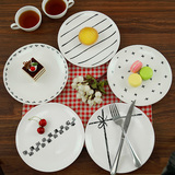 陶瓷水果盘子菜盘家用牛排盘子西餐盘子创意意面盘骨碟蛋糕早餐盘