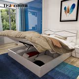 蒂诗诺现代简约气撑储物床收纳床钢琴烤漆双人床可定制2米大床
