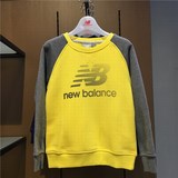 New Balance童装专柜正品2016秋男女童绒里卫衣套头衫KTKB1119