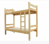 厂家订做双层实木松木床单人双人上下床员工宿舍学生幼儿园上下铺