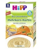 德国Hipp喜宝有机玉米胡萝卜南瓜杂粮米粉米糊8m+不含奶