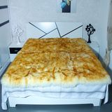 纯羊毛卧室床垫床褥单双人澳洲羊皮床垫褥子地垫皮毛一体沙发坐垫