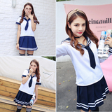日系韩版校服 水手服 领带可爱女学生服套装学生制服套装表演出服
