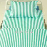 医院诊所养老院三件套医护医用床上用品床单被罩条纹三件套 包邮