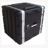 10U功放机箱ABS塑料机箱麦克风功放机箱话筒接收机柜航空箱