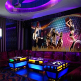 KTV墙纸壁画现代潮流时尚酒吧包厢主题壁纸3d立体欧式音乐背景墙