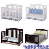 美式 婴儿床 实木 多功能 欧式环保宝宝床童床新生儿床豪华婴儿床