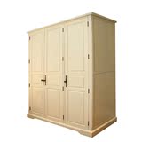 美式家具 美式乡村风格全实木白蜡木储物柜三门衣柜  可定制