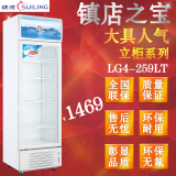 穗凌 LG4-259LT立式单门展示柜饮料冷柜水果冰柜单温直冷冰柜豪华