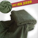 正品包邮07毛巾被配发纯棉单人军训被军绿色纯毛毯空调被学生宿舍