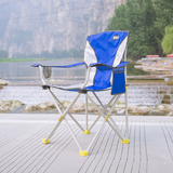 户外折叠椅便携式钓鱼椅沙滩休闲靠背扶手椅子野营野餐椅