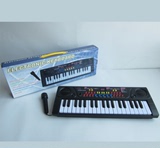 直销电子琴 37键带麦克风儿童早教玩具 益智多功能音乐小钢琴