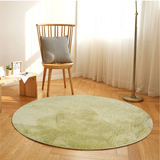 圆形地毯吊篮转椅垫子卧室客厅加厚电脑椅垫床边家用纯色防滑地垫
