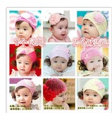 韩版春秋冬0-6-12个月婴儿假发帽发带 公主发箍 女宝宝发饰头饰品