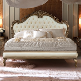 欧式床简约实木床新古典1.8米双人床后现代公主床田园床婚床现货