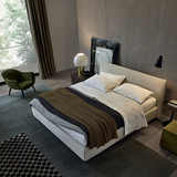 布艺床可拆洗1.5米1.8米双人床软体北欧床简约现代储物小户型布床
