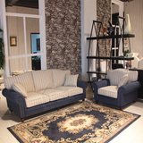 地中海沙发组合三人布艺沙发可拆洗小户型客厅整装家具老虎椅促销