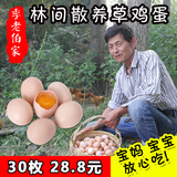 草鸡蛋农家自养30枚包邮正宗新鲜土鸡蛋纯天然柴鸡蛋土特产笨鸡蛋