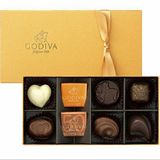 日本直邮代购比利时GODIVA歌蒂梵8颗夹心巧克力礼盒装