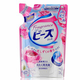 日本原装花王KAO含天然柔顺剂洗衣液替换装730g*玫瑰果香 补充装