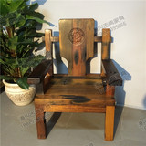 老船木家具 厂家直销 古船木主人椅  户外休闲椅 靠背椅YX055