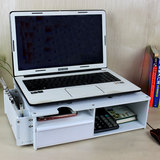 笔记本支架托架底座 电脑显示器增高架 办公桌面收纳盒架